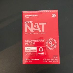 new sealed Prüvit keto os Nat strawberry peach